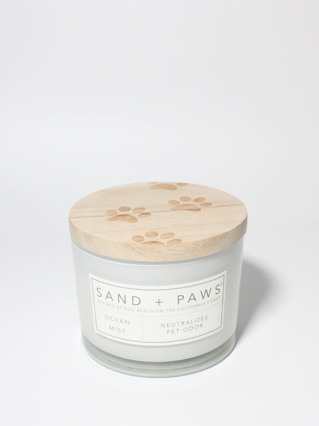 Sand + Paws Ocean Mist 12 oz Cozy scented candle