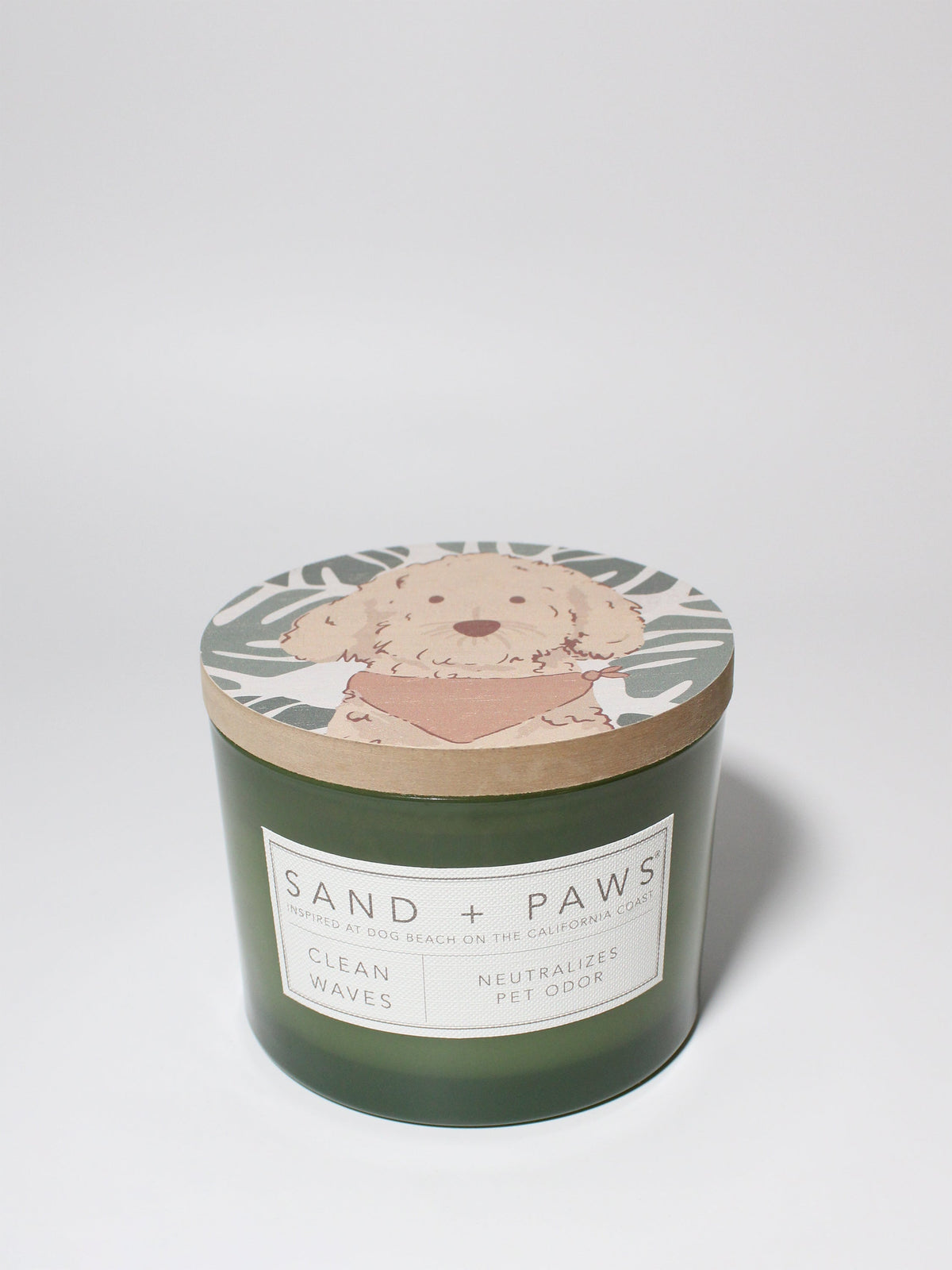 Sand + Paws Clean Waves 12 oz Cozy scented candle