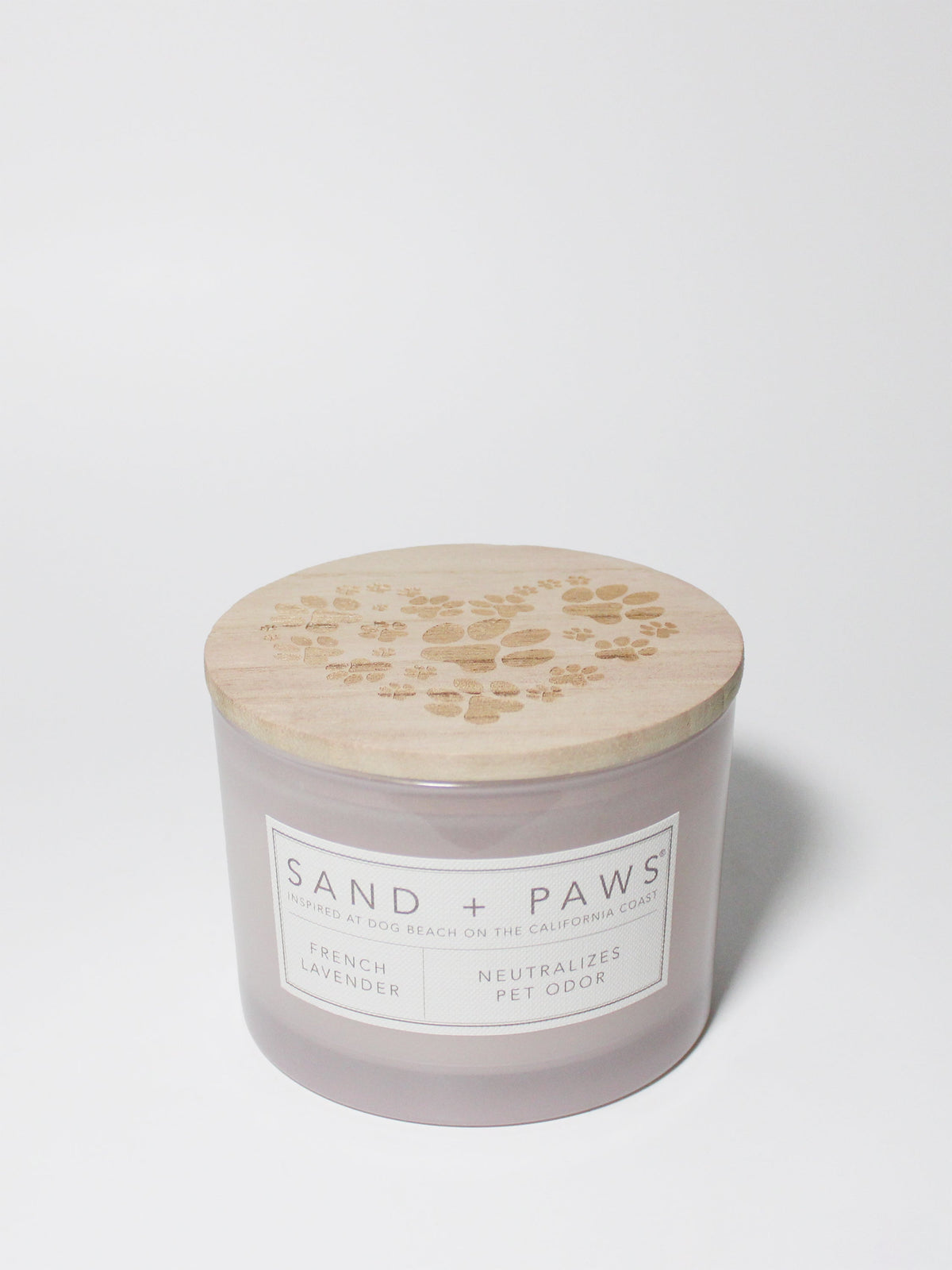 Sand + Paws French Lavender 12 oz Cozy scented candle