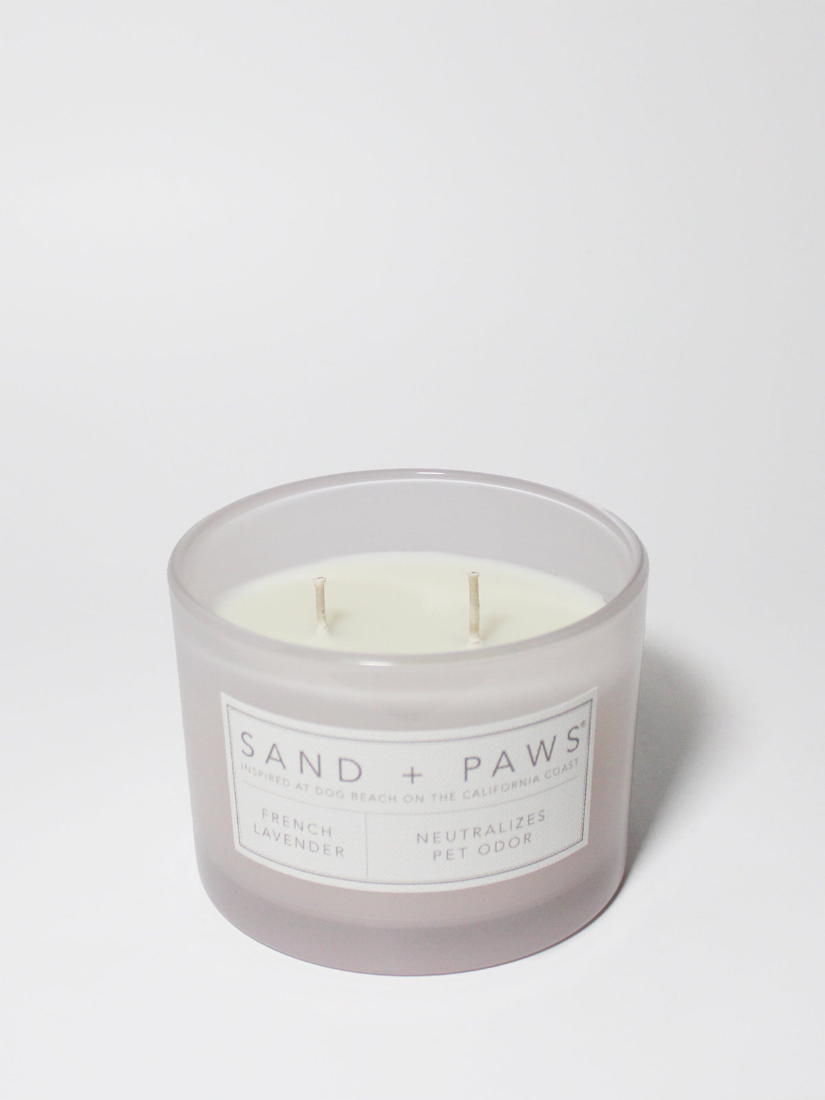Sand + Paws French Lavender 12 oz Cozy scented candle