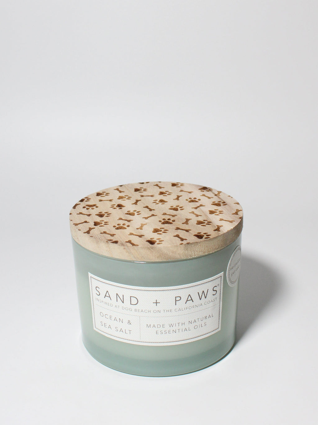 Sand + Paws Ocean & Sea Salt 12 oz Cozy scented candle