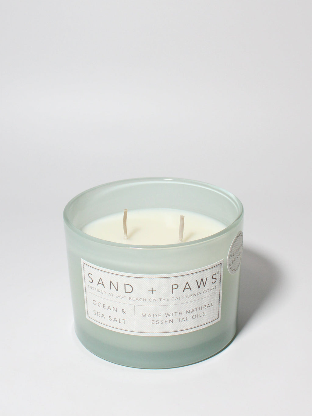 Sand + Paws Ocean & Sea Salt 12 oz Cozy scented candle