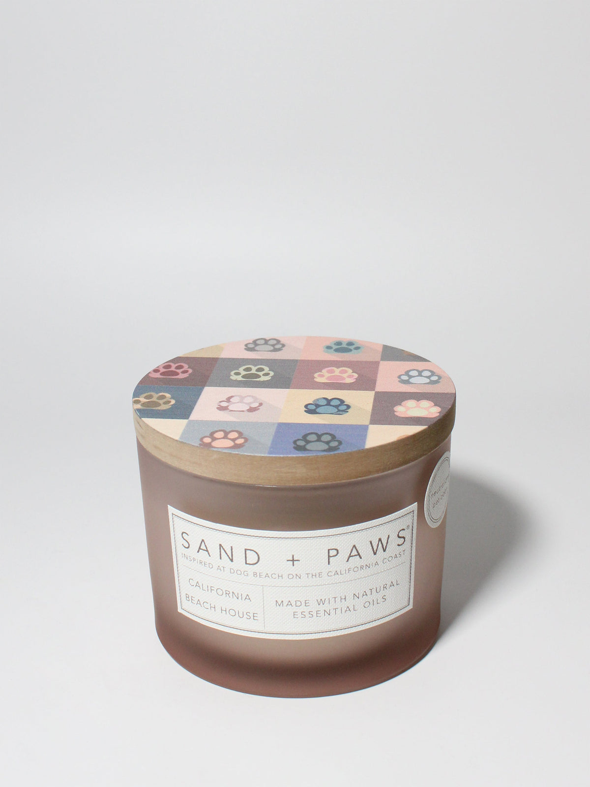Sand + Paws California Beach House 12 oz Cozy scented candle