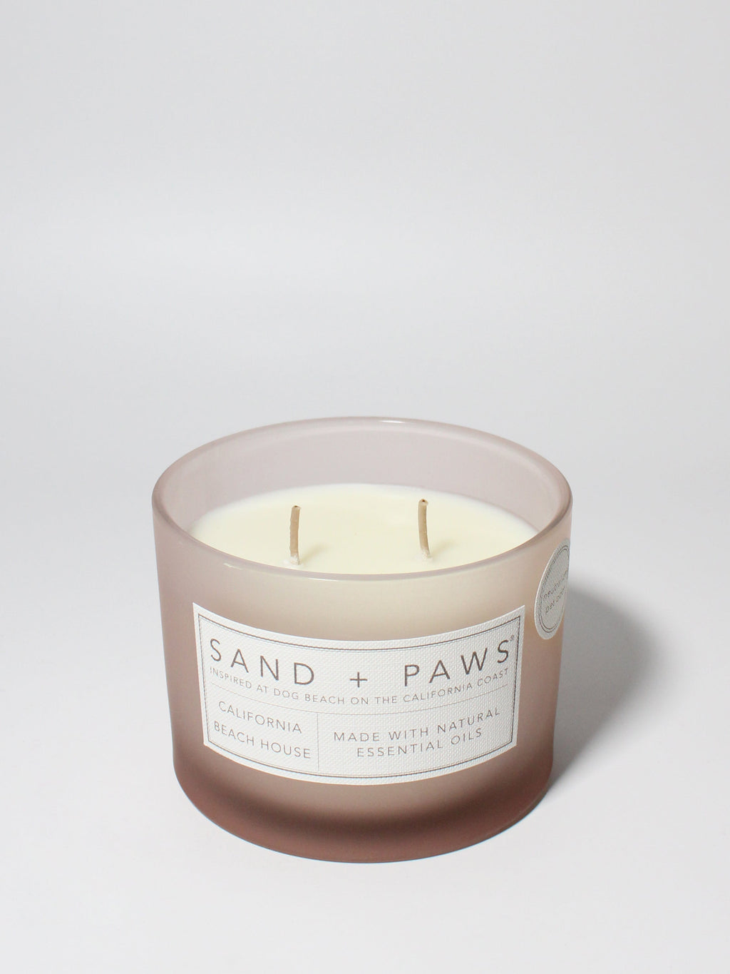 Sand + Paws California Beach House 12 oz Cozy scented candle