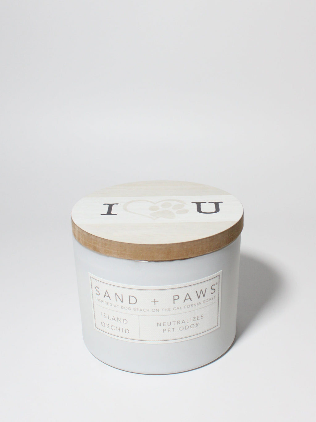 Sand + Paws Island Orchid 12 oz Cozy scented candle