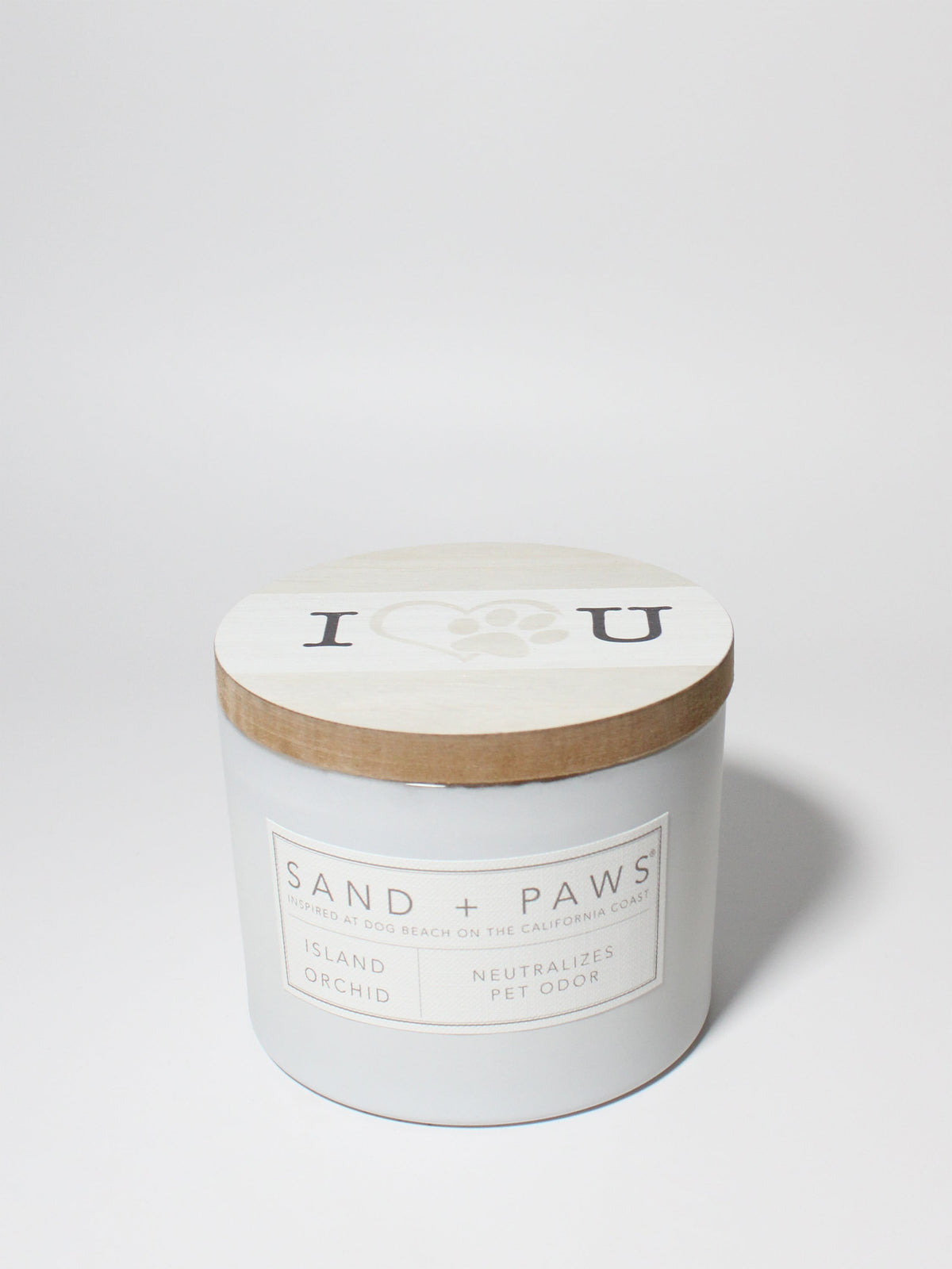 Sand + Paws Island Orchid 12 oz Cozy scented candle