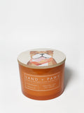 Sand + Paws Cinnamon Vanilla 12 oz Cozy scented candle