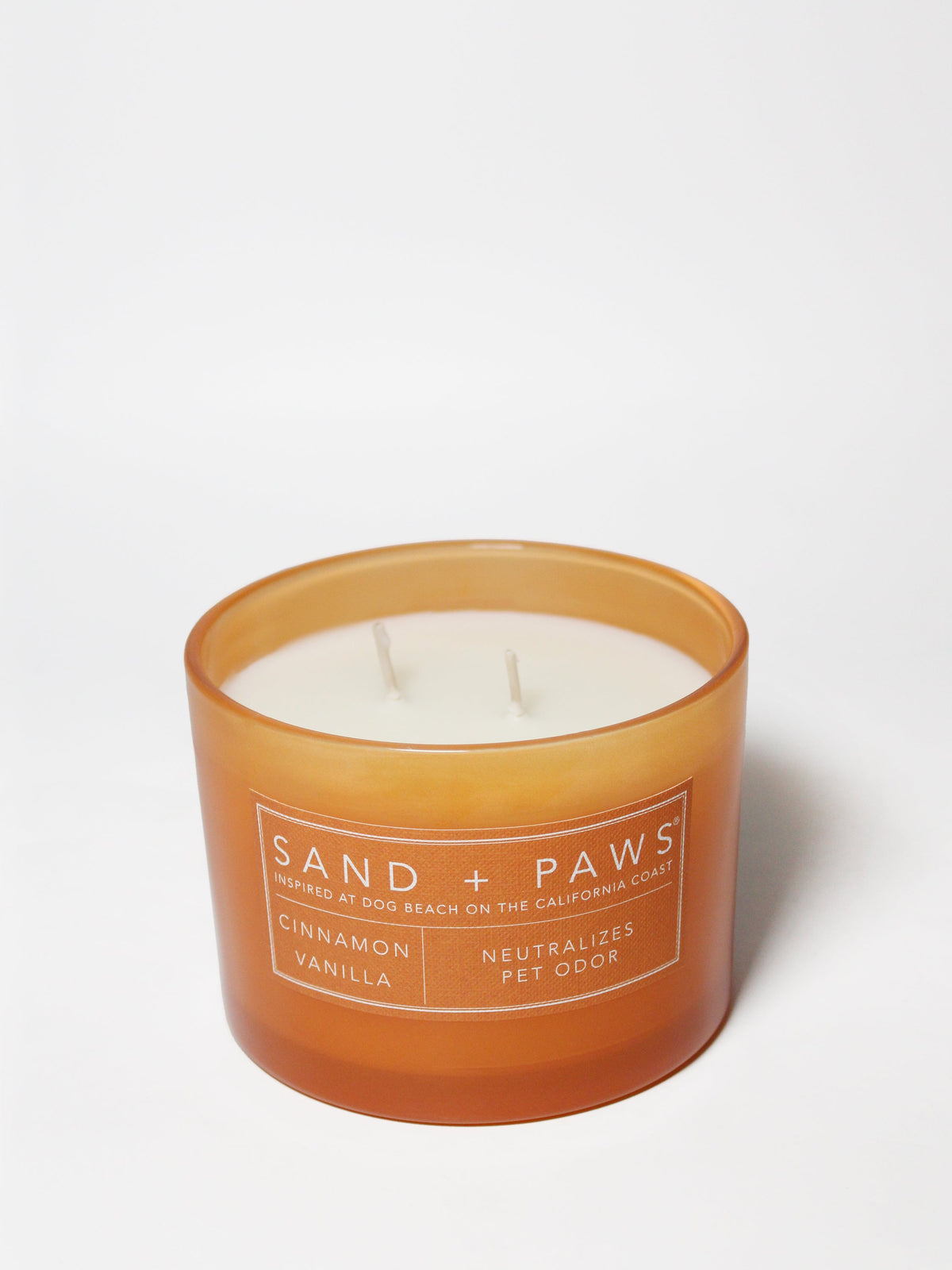 Sand + Paws Cinnamon Vanilla 12 oz Cozy scented candle
