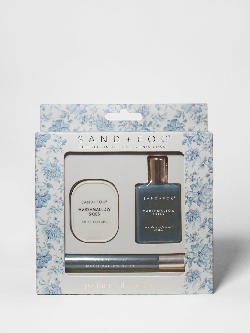 Perfume Oil Long-lasting Rollerballs and Solid Perfume Set - Marshmallow Skies