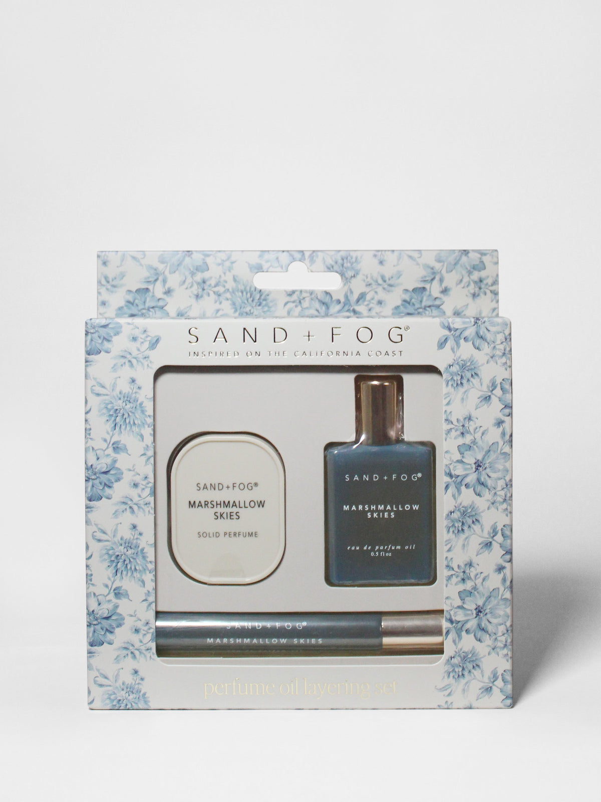 Perfume Oil Long-lasting Rollerballs and Solid Perfume Set - Marshmallow Skies