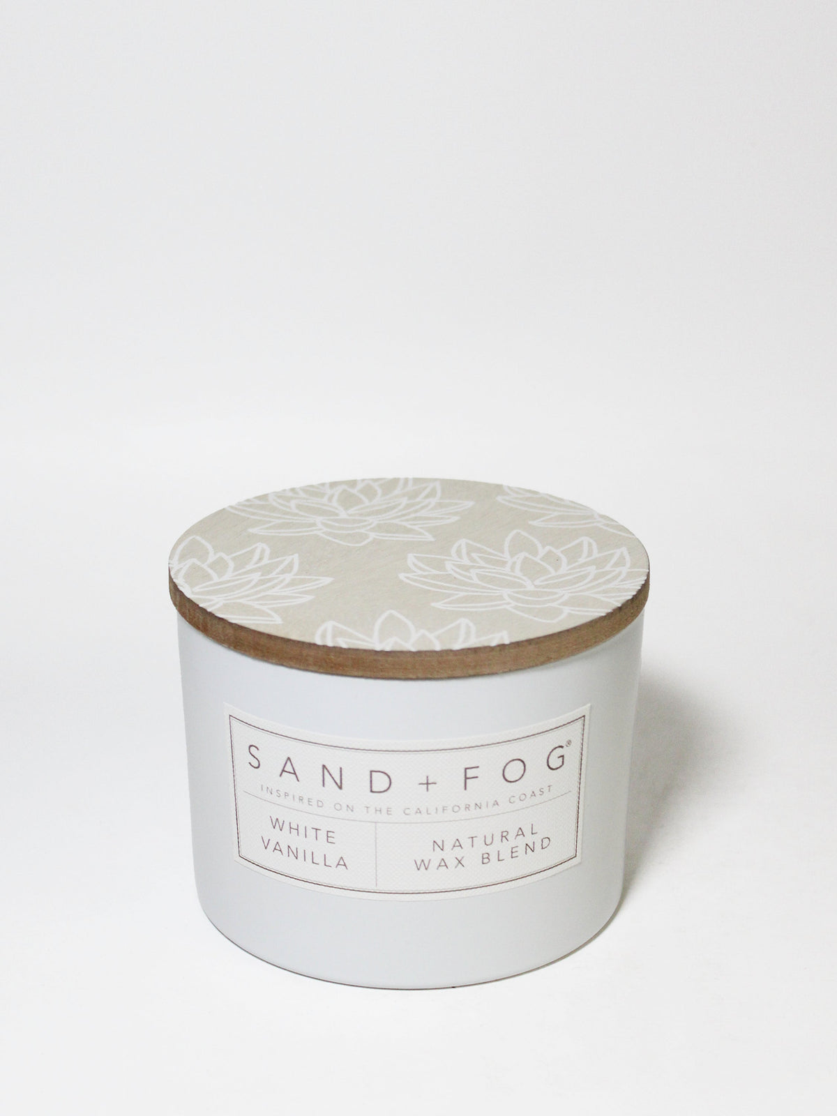White Vanilla 12 oz Cozy scented candle