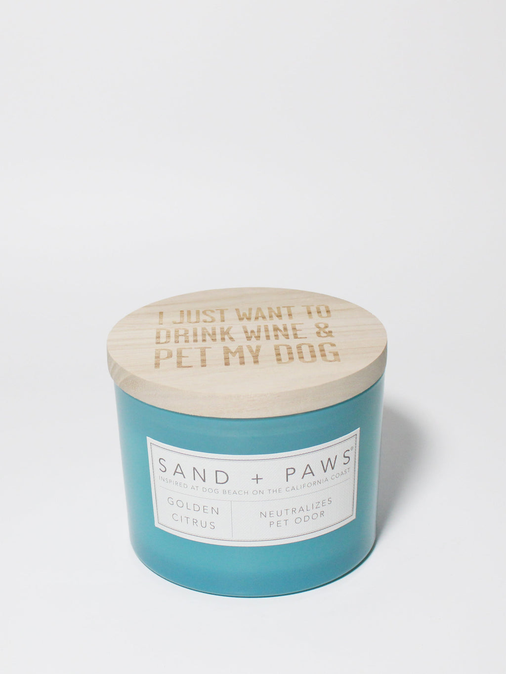 Sand + Paws Golden Citrus 12 oz Cozy scented candle
