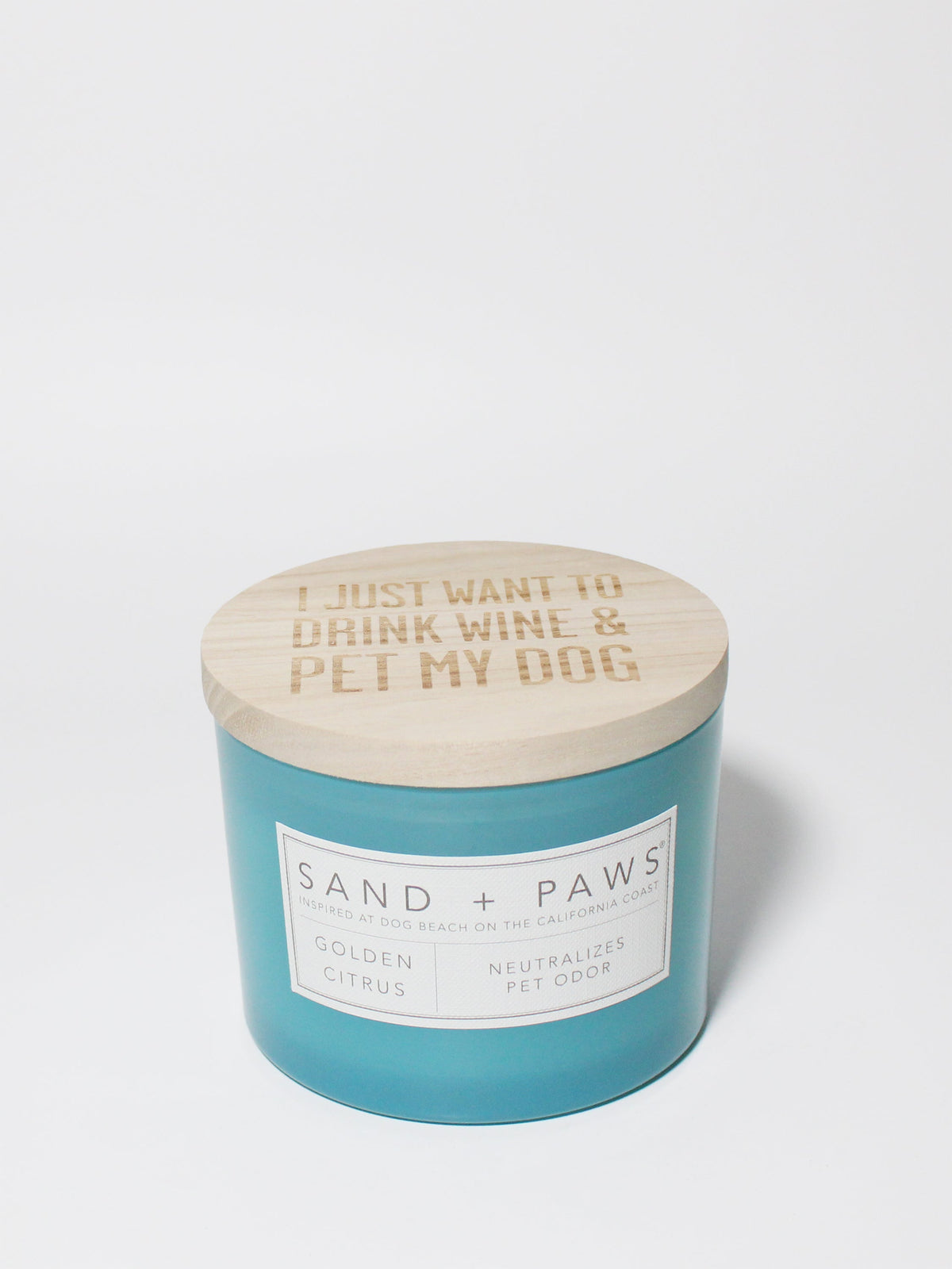 Sand + Paws Golden Citrus 12 oz Cozy scented candle