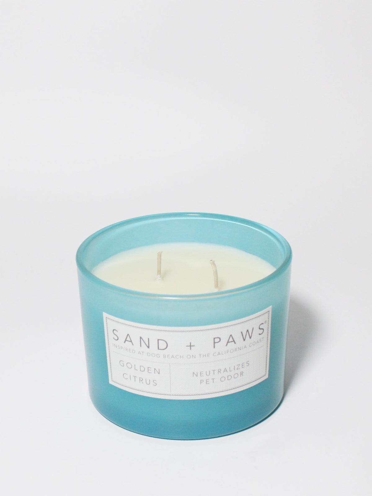 Sand + Paws Golden Citrus 12 oz Cozy scented candle