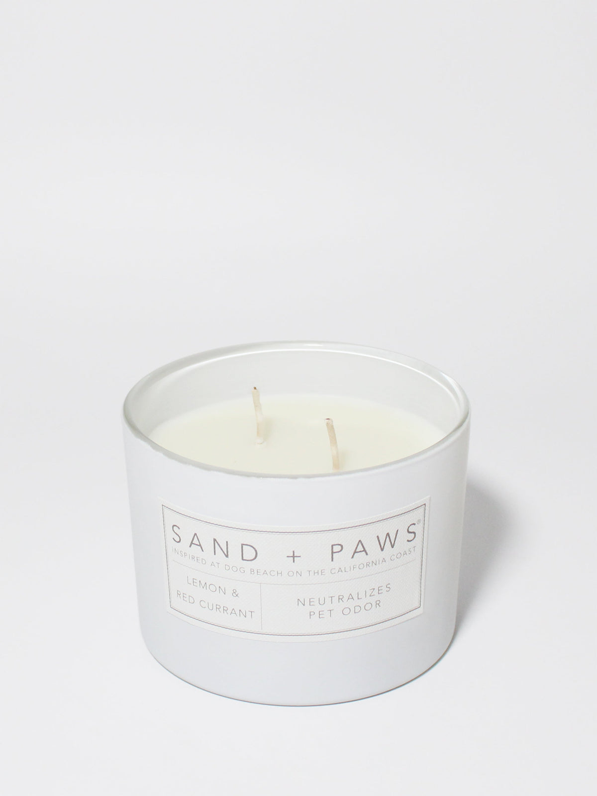 Sand + Paws Lemon & Red Currant 12 oz Cozy scented candle