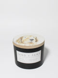 Sand + Paws White Vanilla 12 oz Cozy scented candle