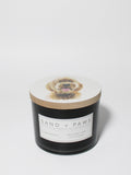 Sand + Paws Teakwood 12 oz Cozy scented candle