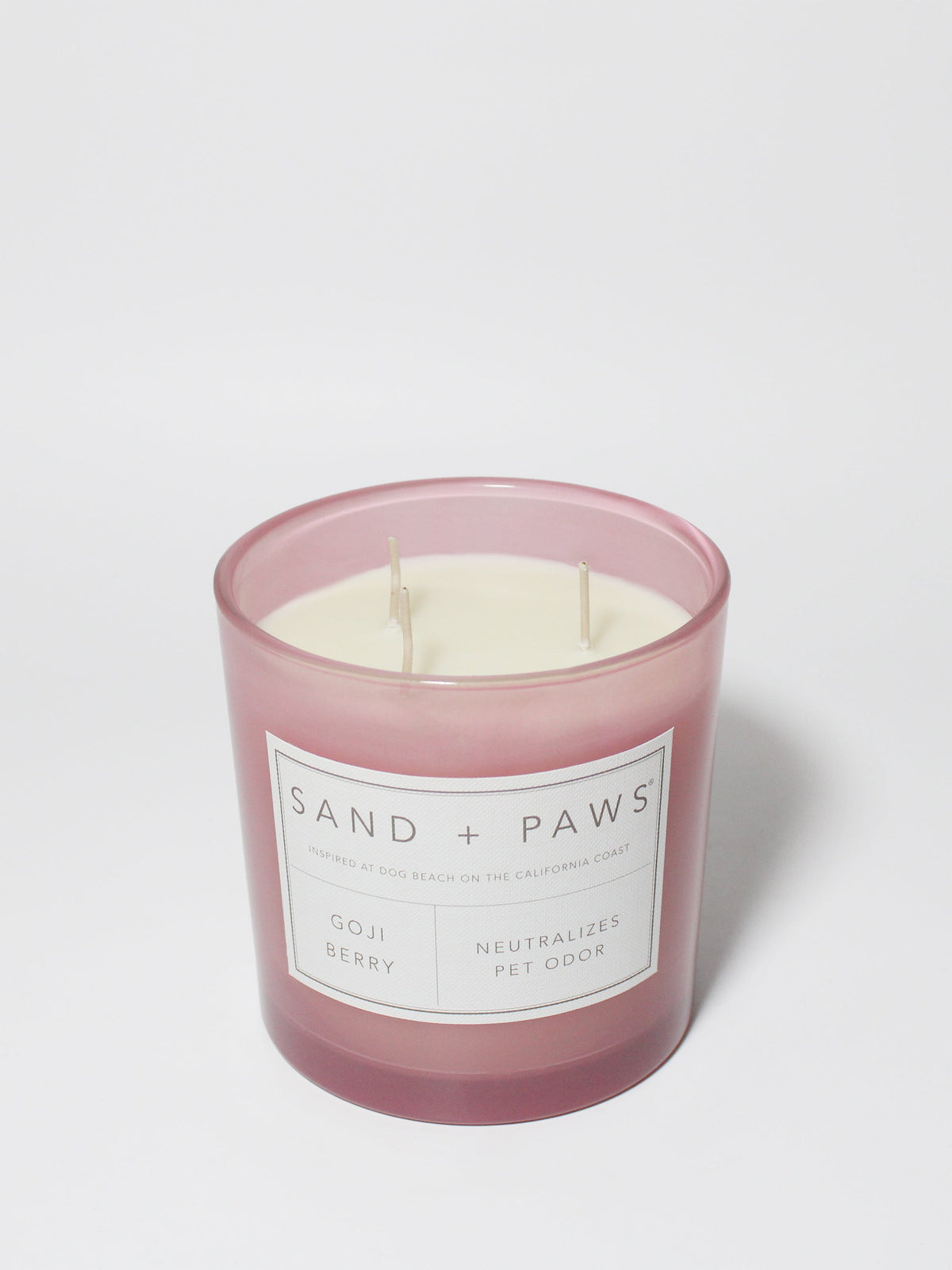 Sand + Paws Goji Berry 21 oz Cozy scented candle