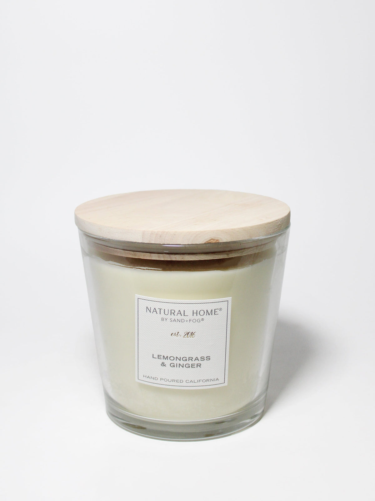 Lemongrass & Ginger Natural Home 31 oz Cozy scented candle