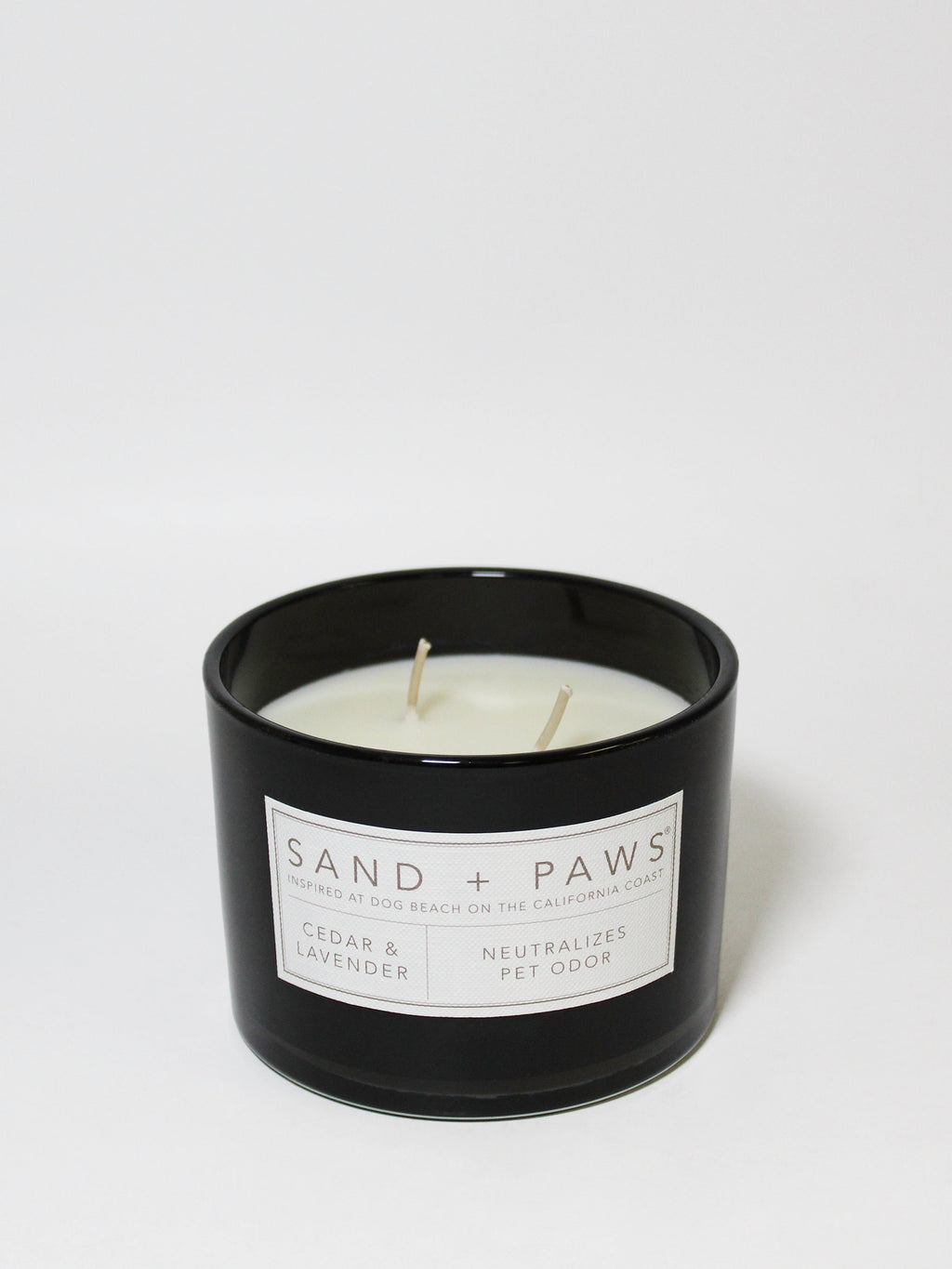 Sand + Paws Cedar & Lavender 12 oz Cozy scented candle