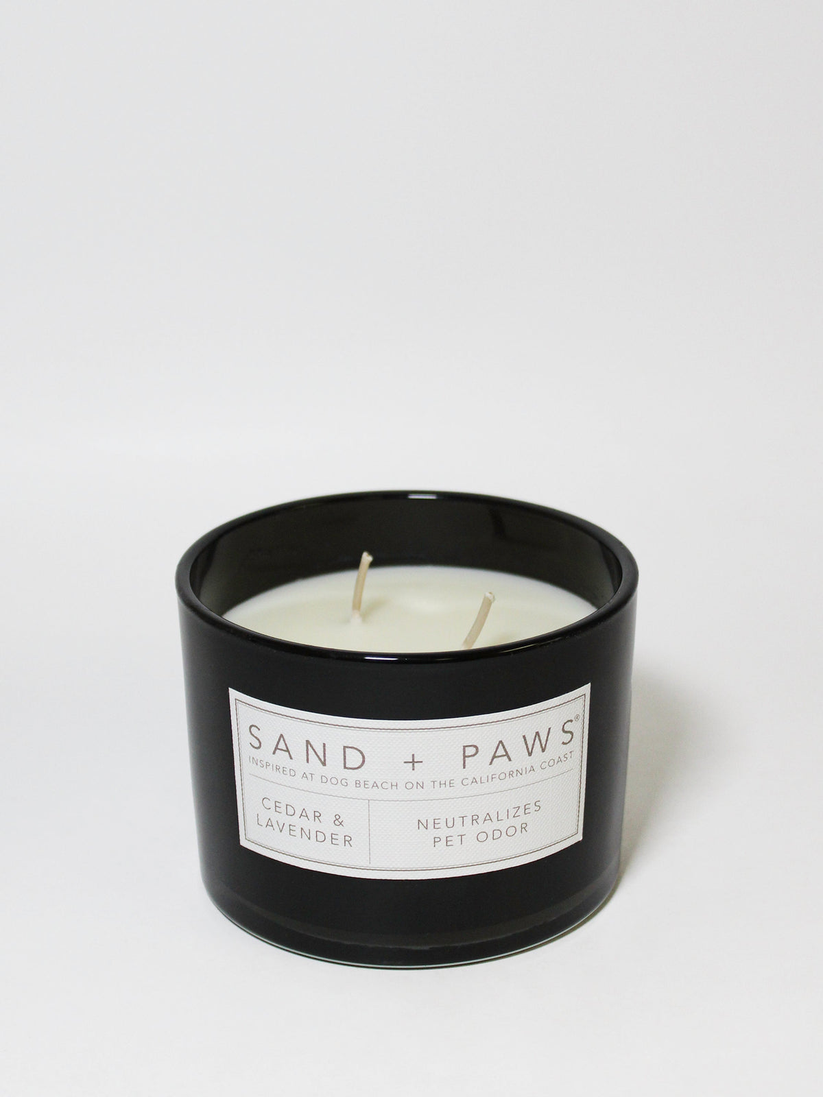 Sand + Paws Cedar & Lavender 12 oz Cozy scented candle