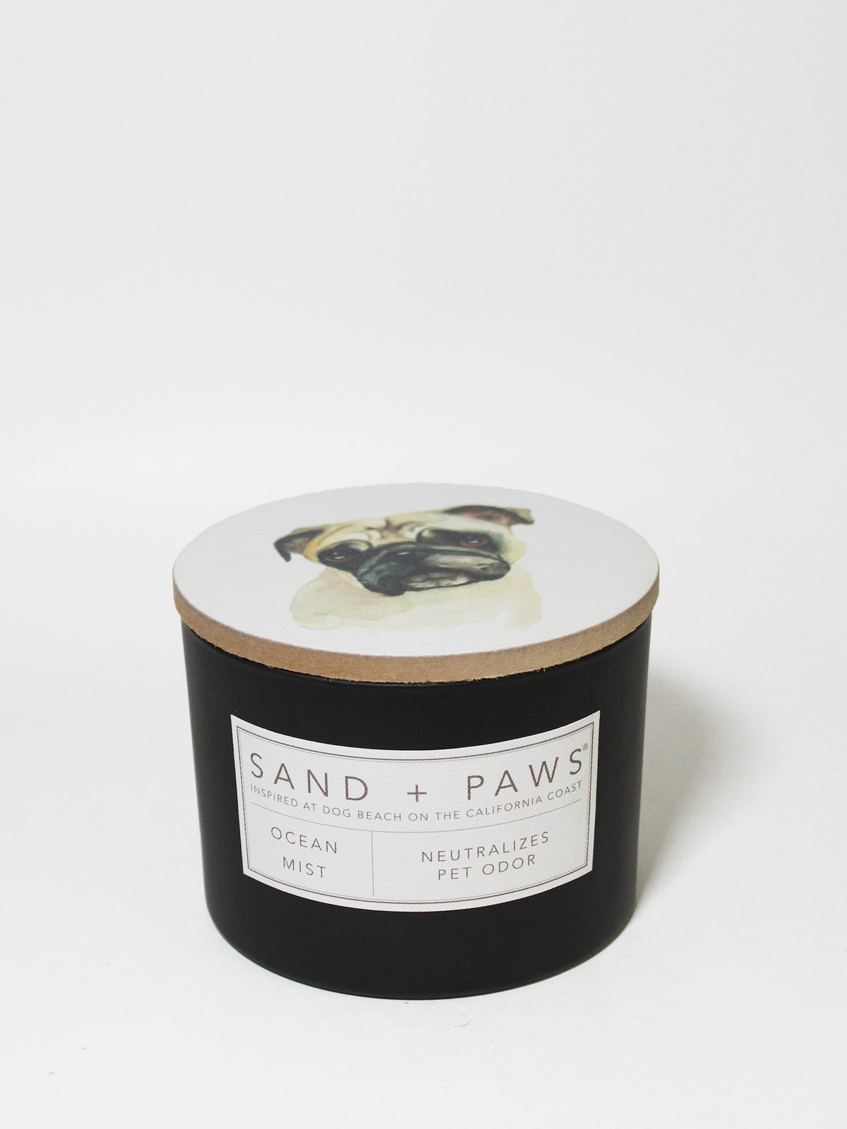 Sand + Paws Ocean Mist 12 oz Cozy scented candle