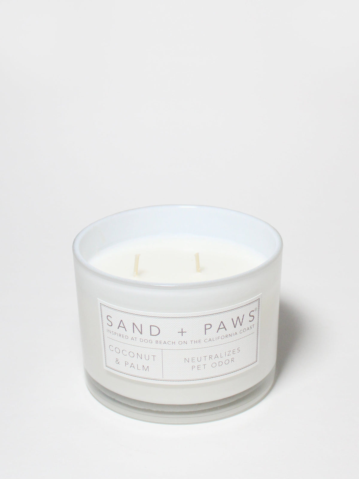 Sand + Paws Coconut & Palm 12 oz Cozy scented candle