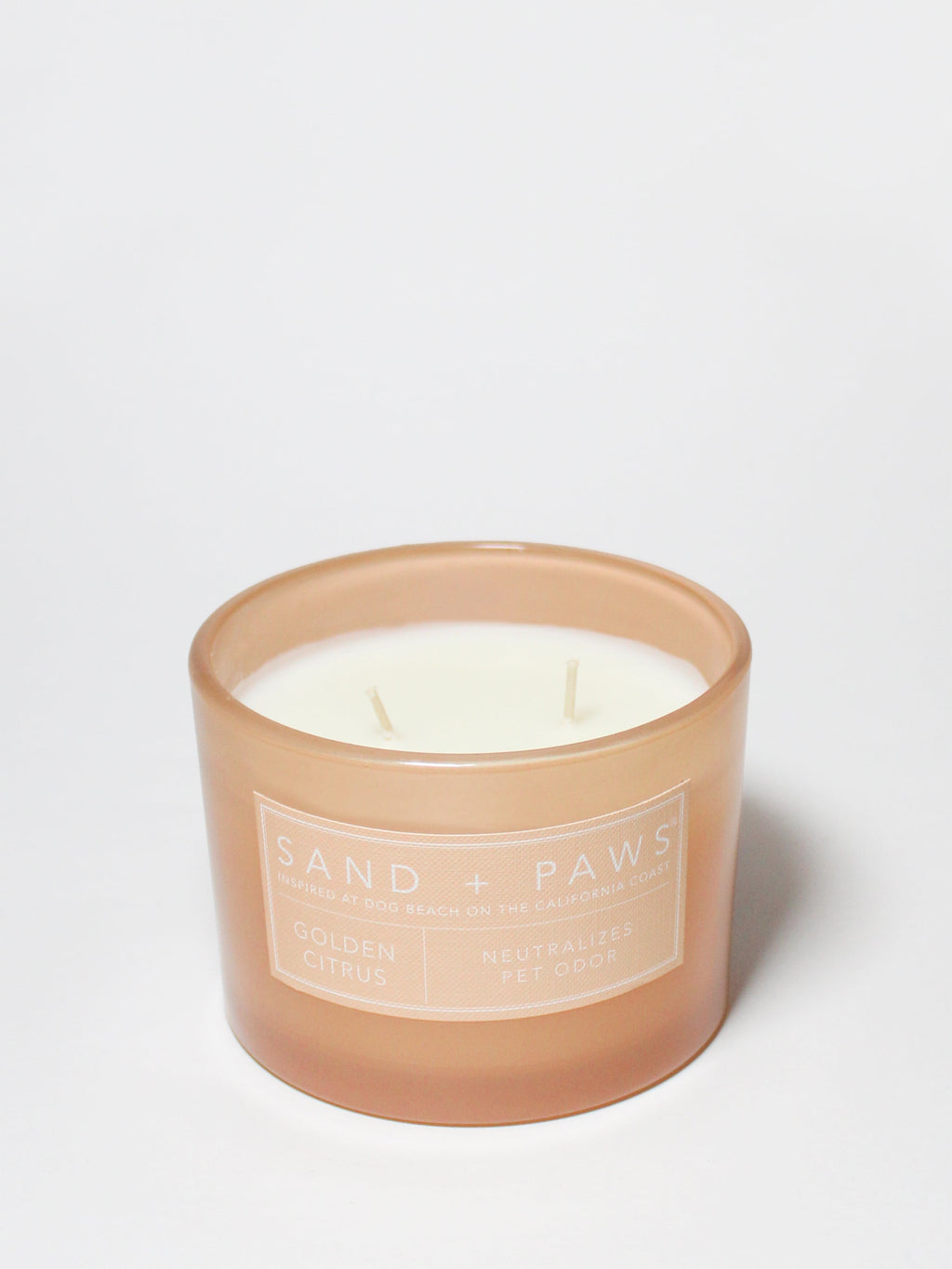 Sand + Paws Golden Citrus 12 oz Cozy scented candle