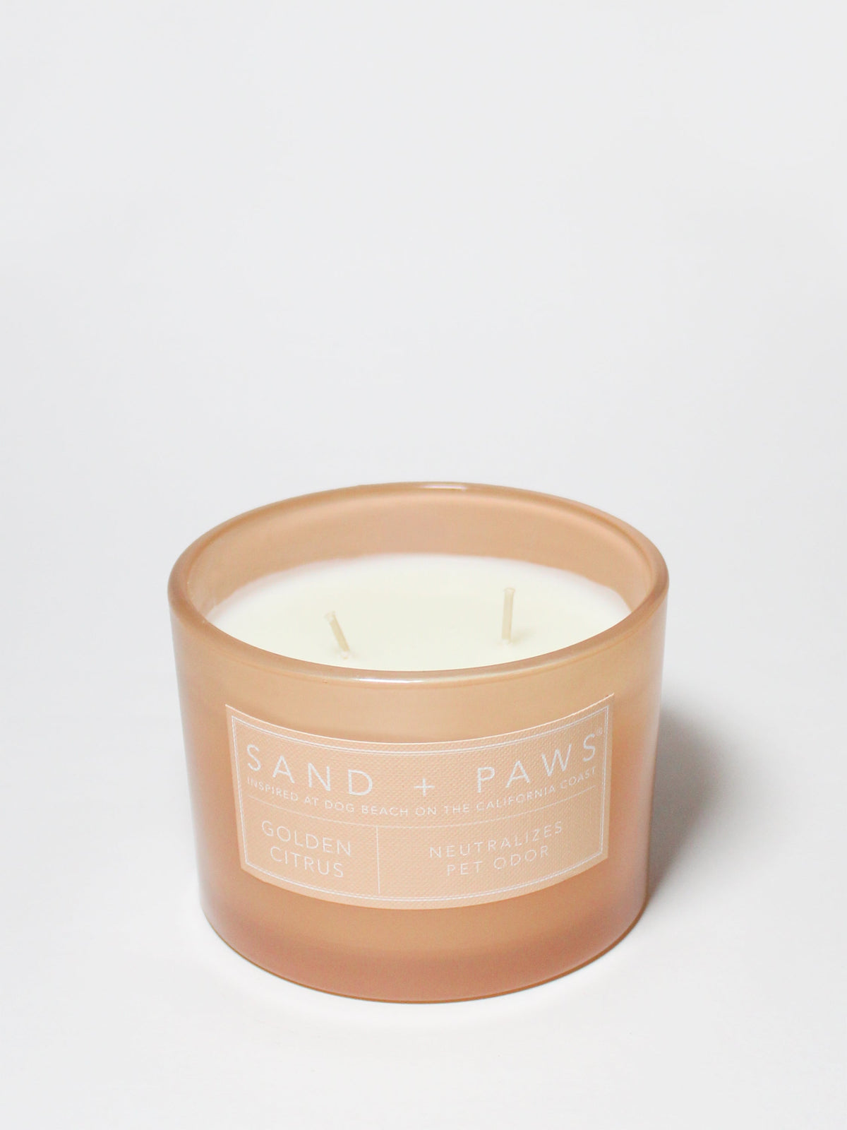 Sand + Paws Golden Citrus 12 oz Cozy scented candle