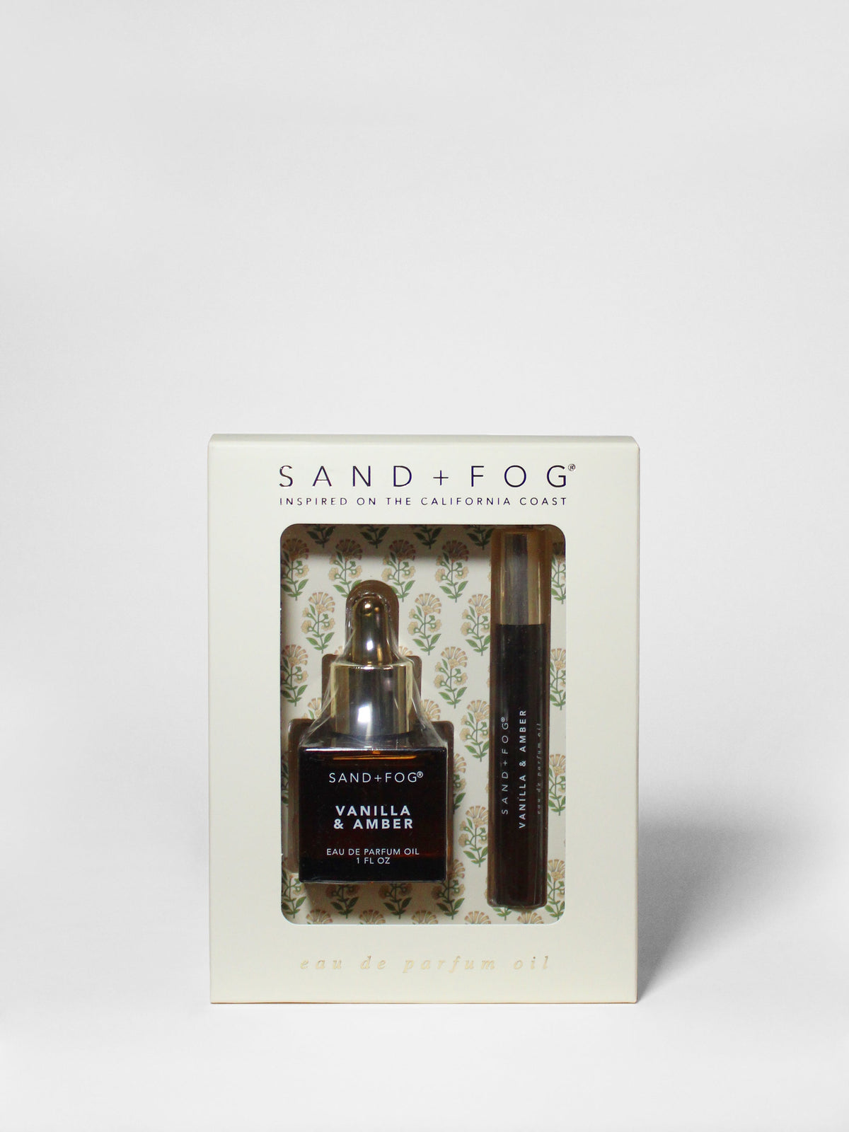 Perfume Oil Long-lasting Rollerball and Perfume Dropper Set - Vanilla & Amber