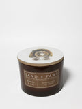 Sand + Paws Amber & Fig 12 oz Cozy scented candle
