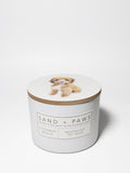 Sand + Paws Coconut Beach 12 oz Cozy scented candle