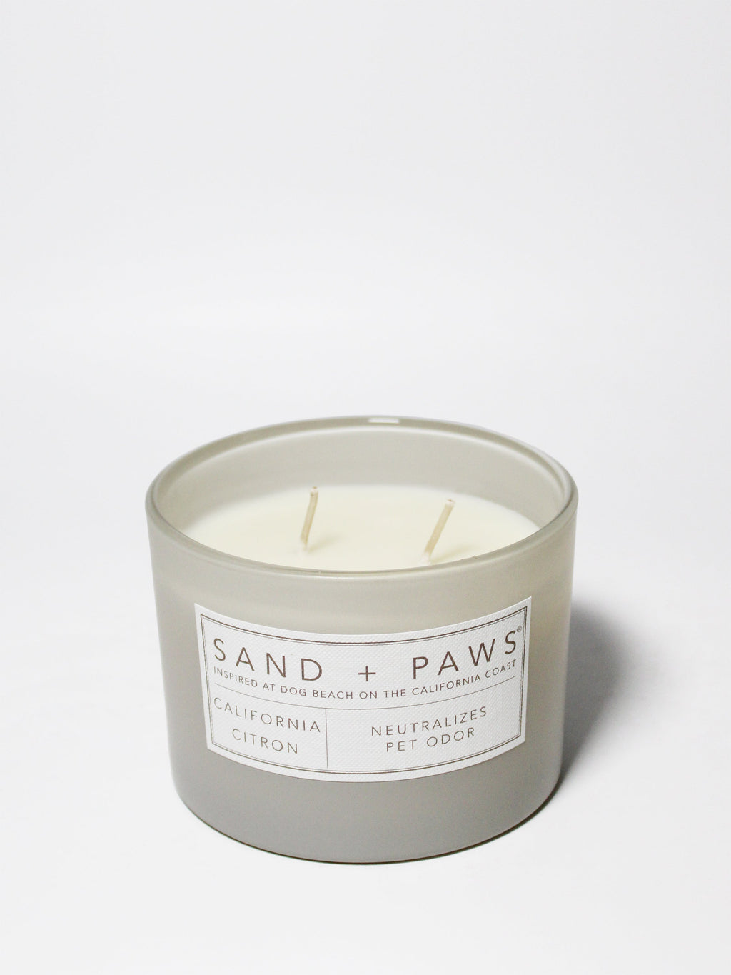 Sand + Paws California Citron 12 oz Cozy scented candle