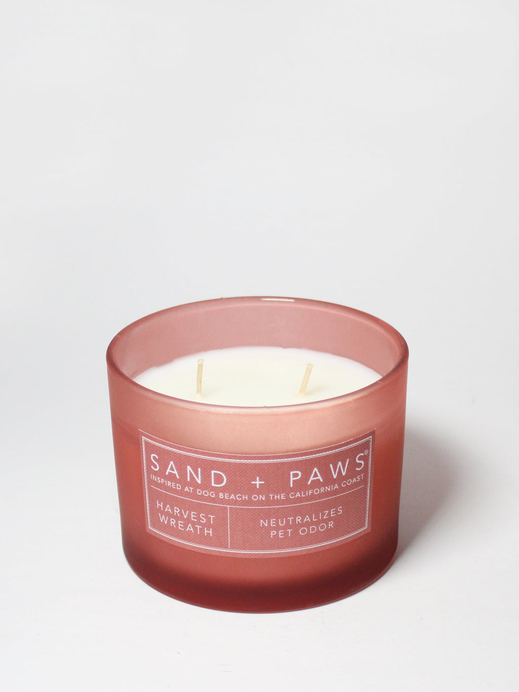 Sand + Paws Harvest Wreath 12 oz Cozy scented candle