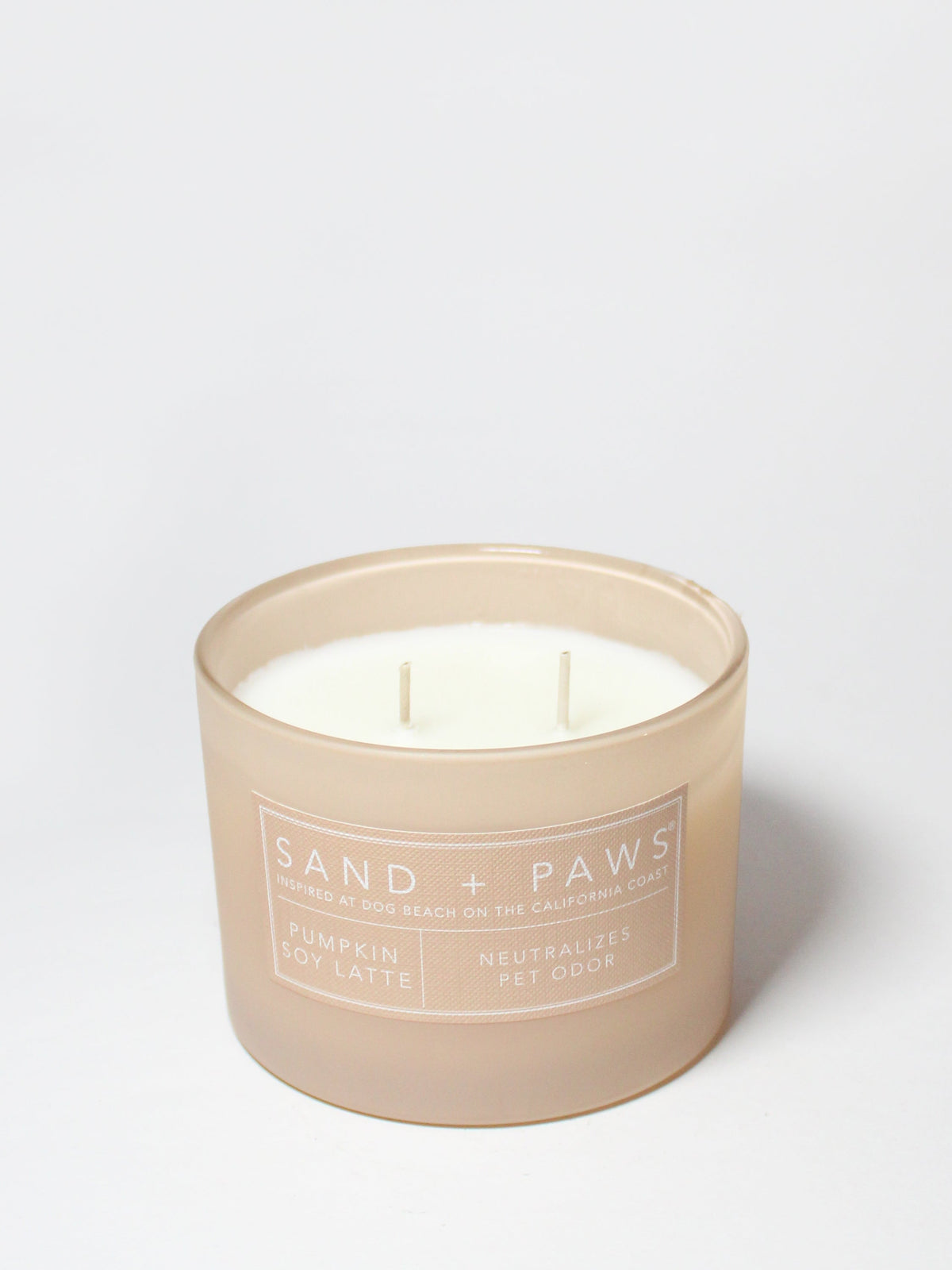 Sand + Paws Pumpkin Soy Latte 12 oz Cozy scented candle