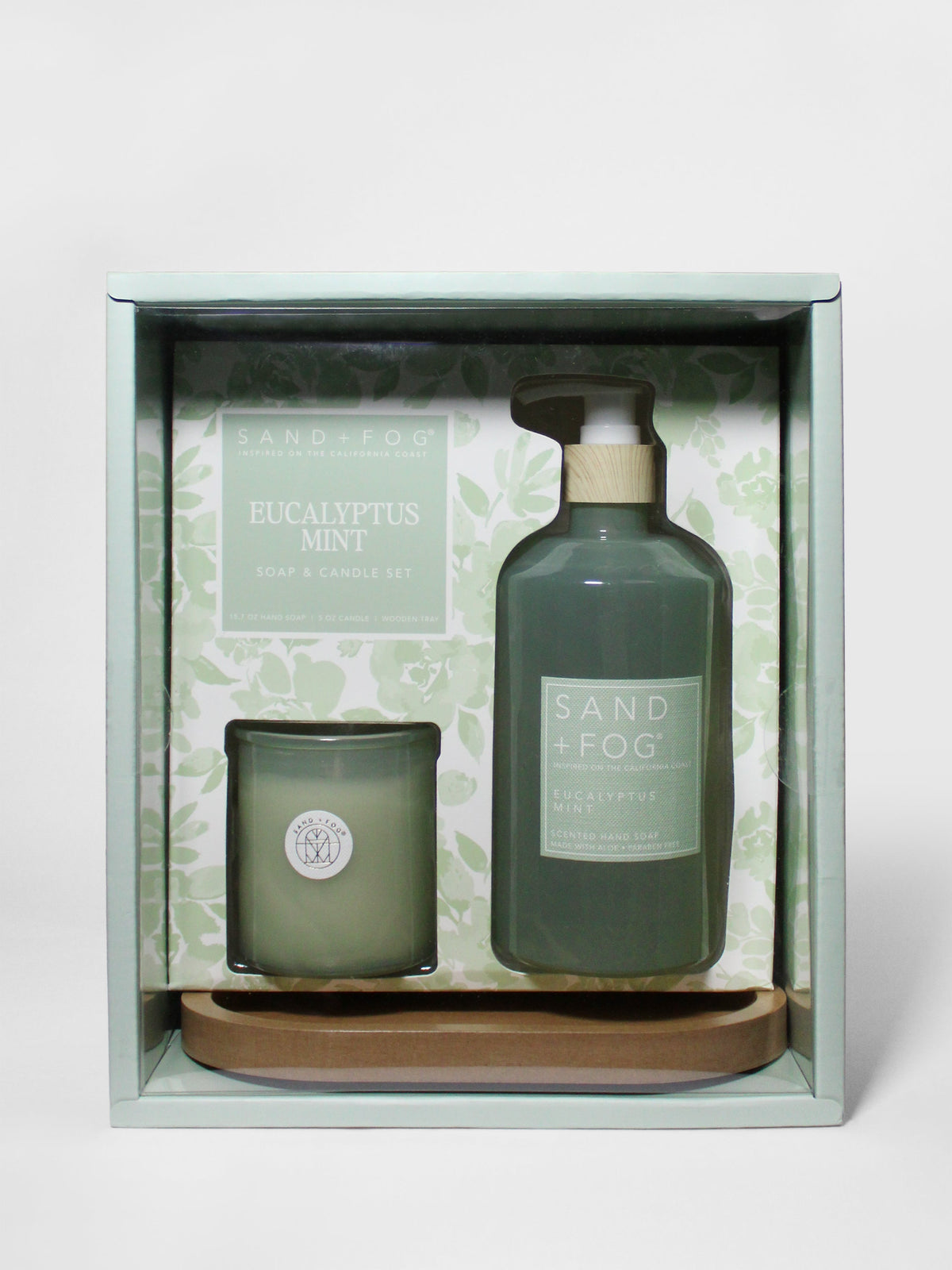 Eucalyptus Mint Hand Soap & Scented Candle Set