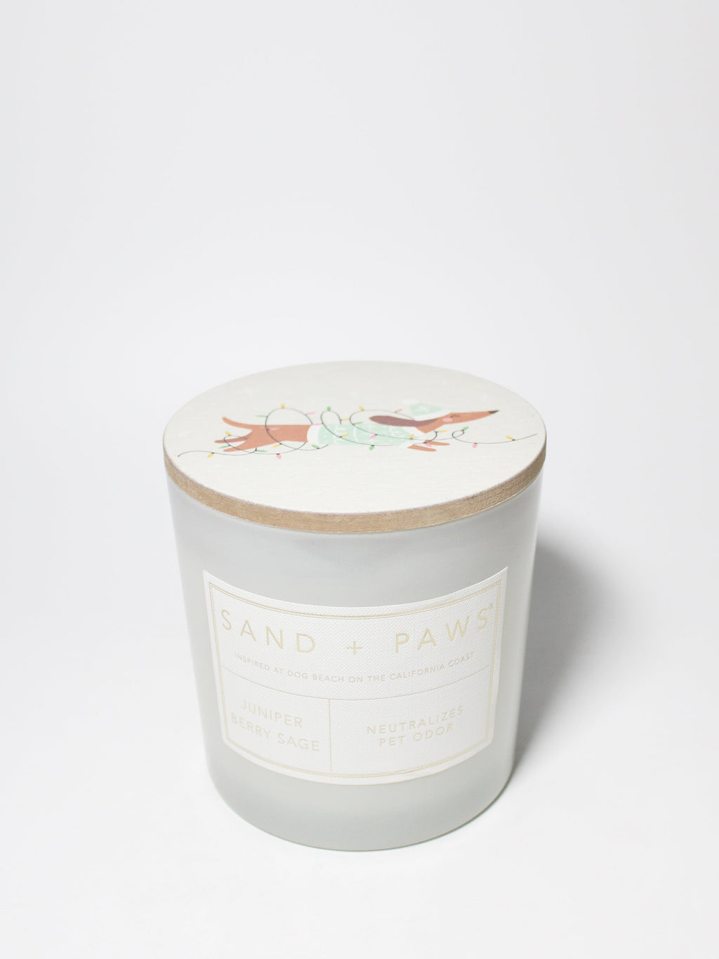 Sand + Paws Juniper Berry Sage 21 oz Cozy scented candle