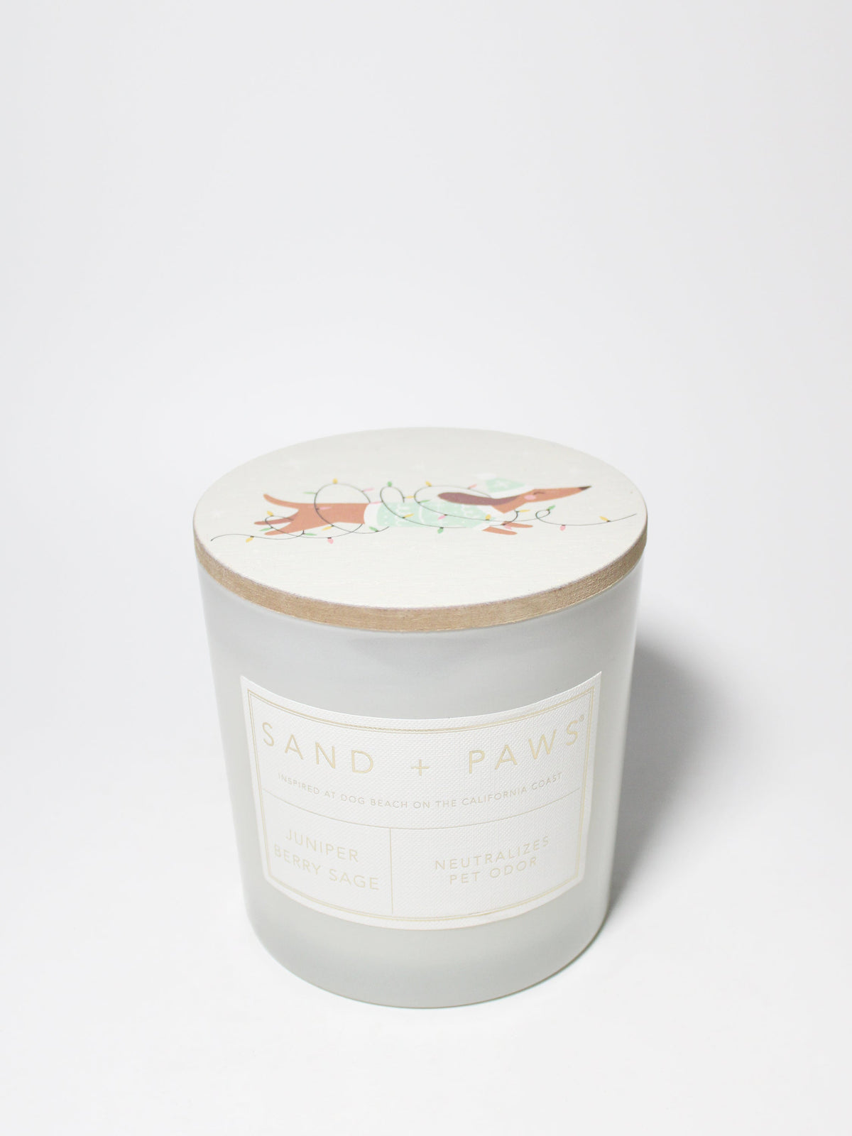 Sand + Paws Juniper Berry Sage 21 oz Cozy scented candle