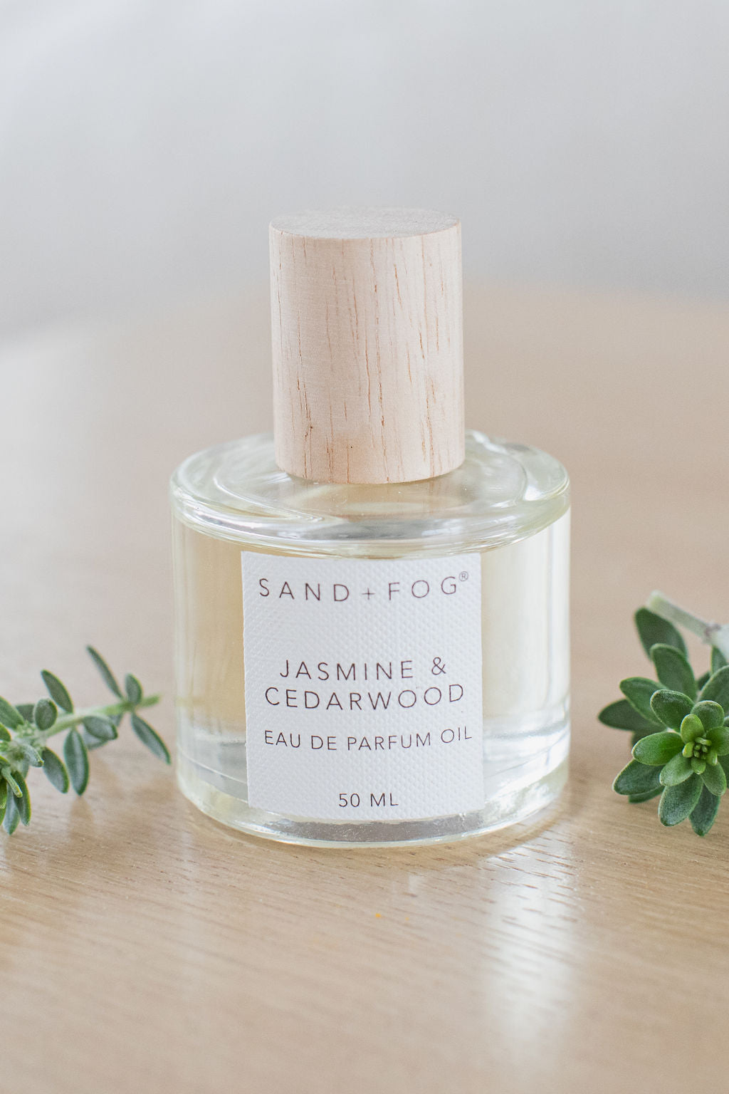 Jasmine & Cedarwood 50 ml Long-lasting Perfume Oil Rollerball