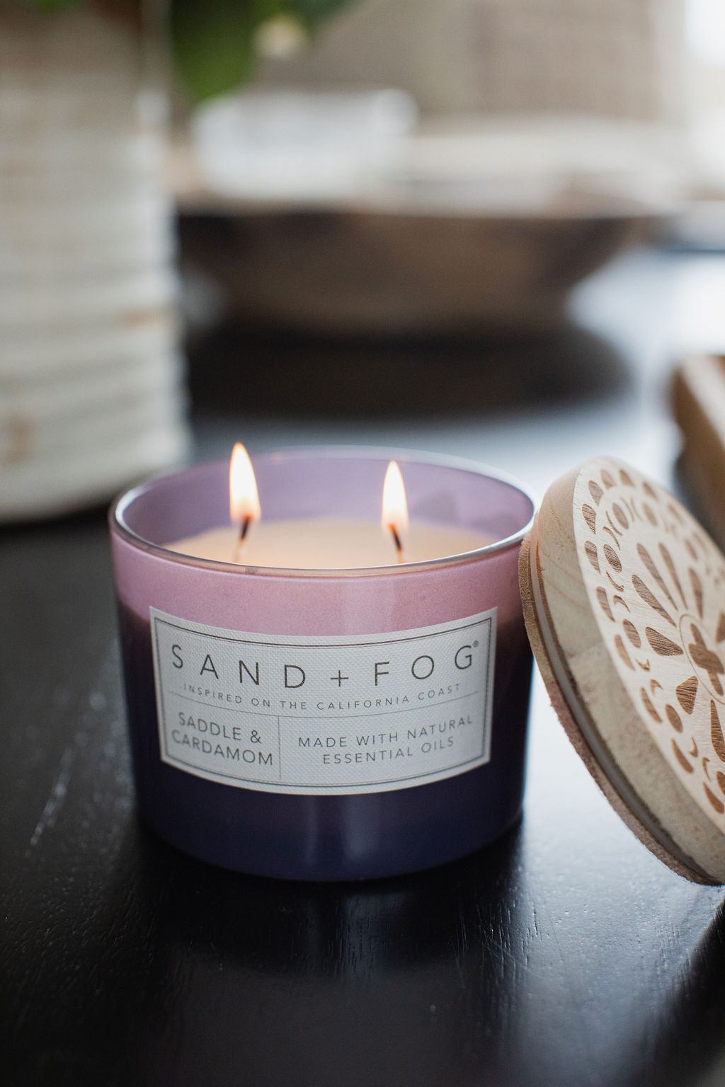 Saddle & Cardamom 12 oz Cozy scented candle