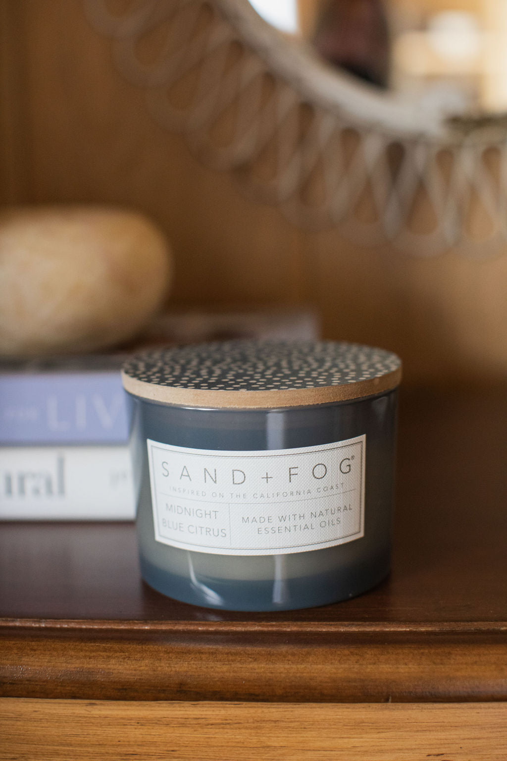 Midnight Blue Citrus 12 oz Cozy scented candle