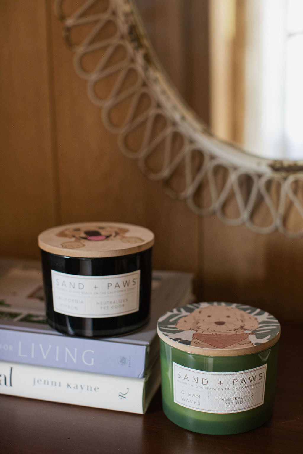 Sand + Paws Clean Waves 12 oz Cozy scented candle