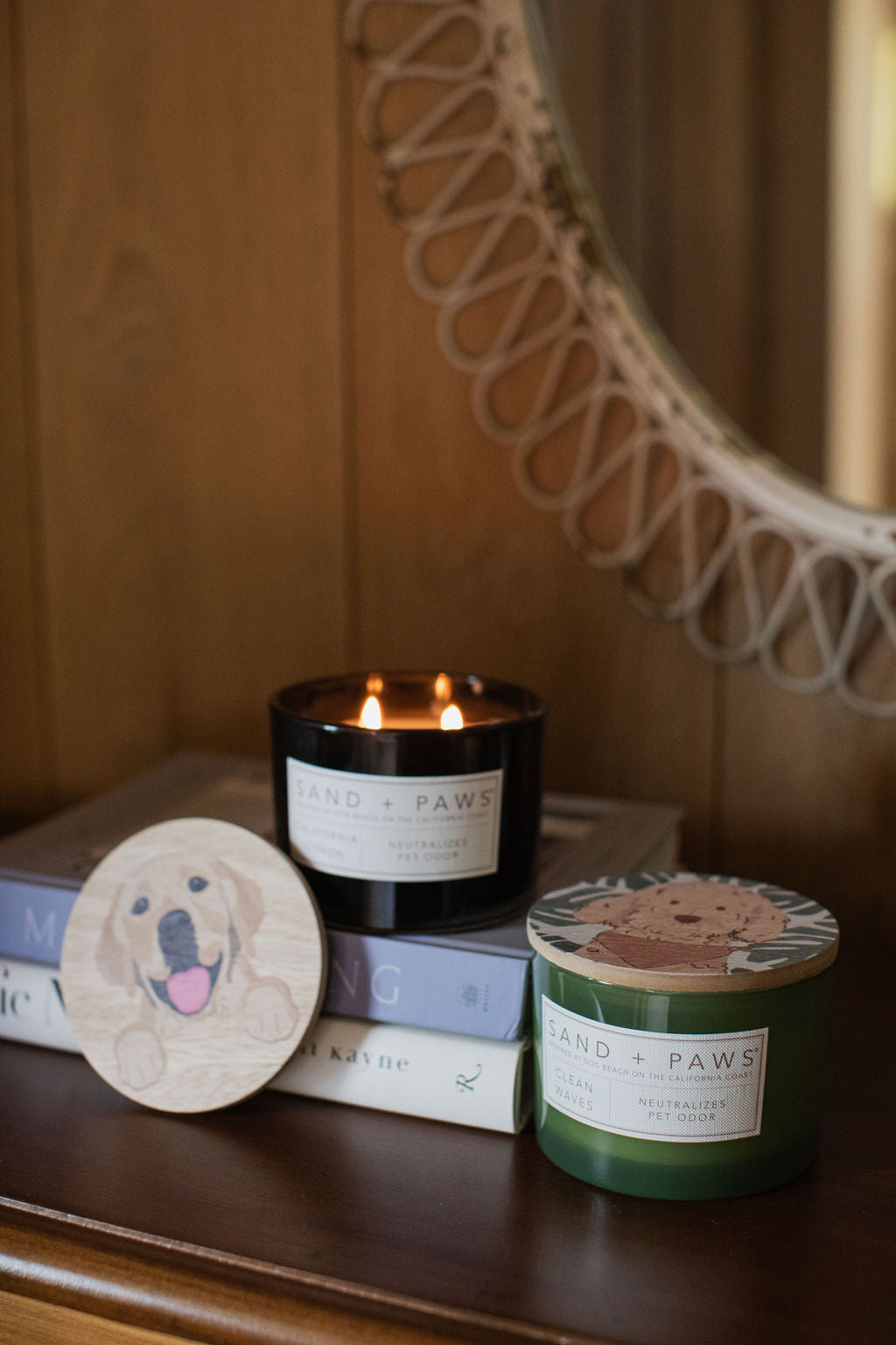 Sand + Paws California Citron 12 oz Cozy scented candle