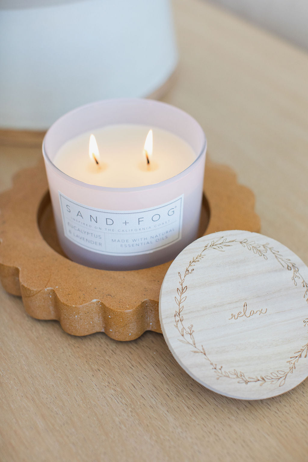 Eucalyptus & Lavender 12 oz Cozy scented candle