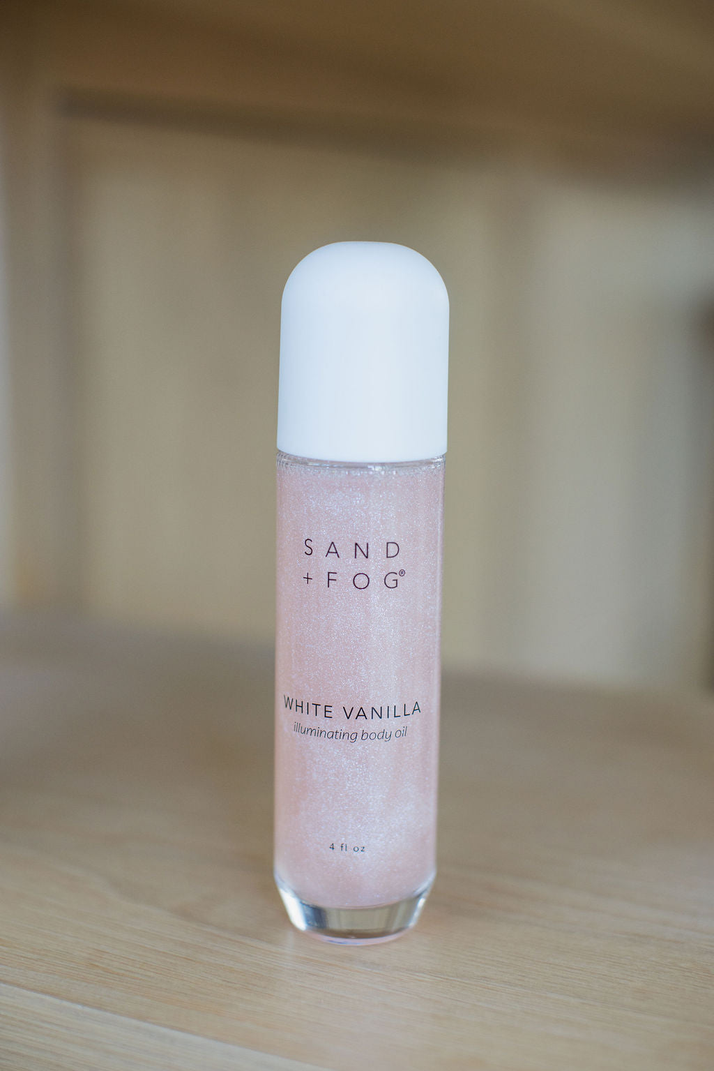 White Vanilla 4 oz Luxurious Illuminating Body Oil