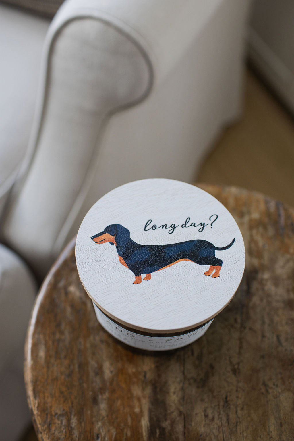 Sand + Paws Cedar & Lavender 12 oz Cozy scented candle
