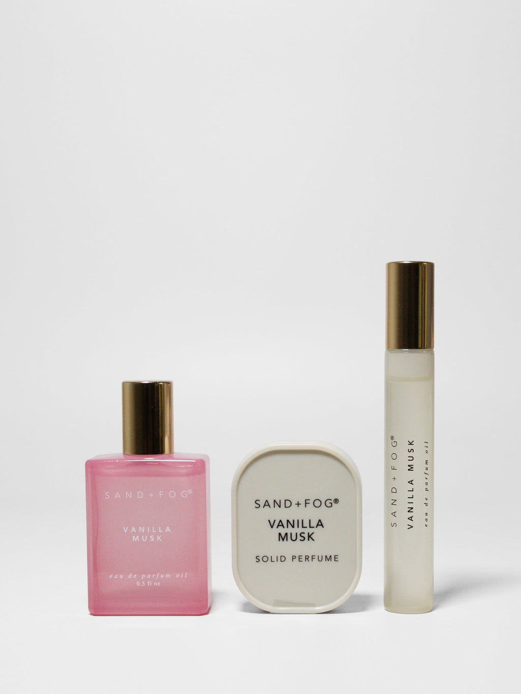 Perfume Oil Long-lasting Rollerballs and Solid Perfume Set - Vanilla Musk