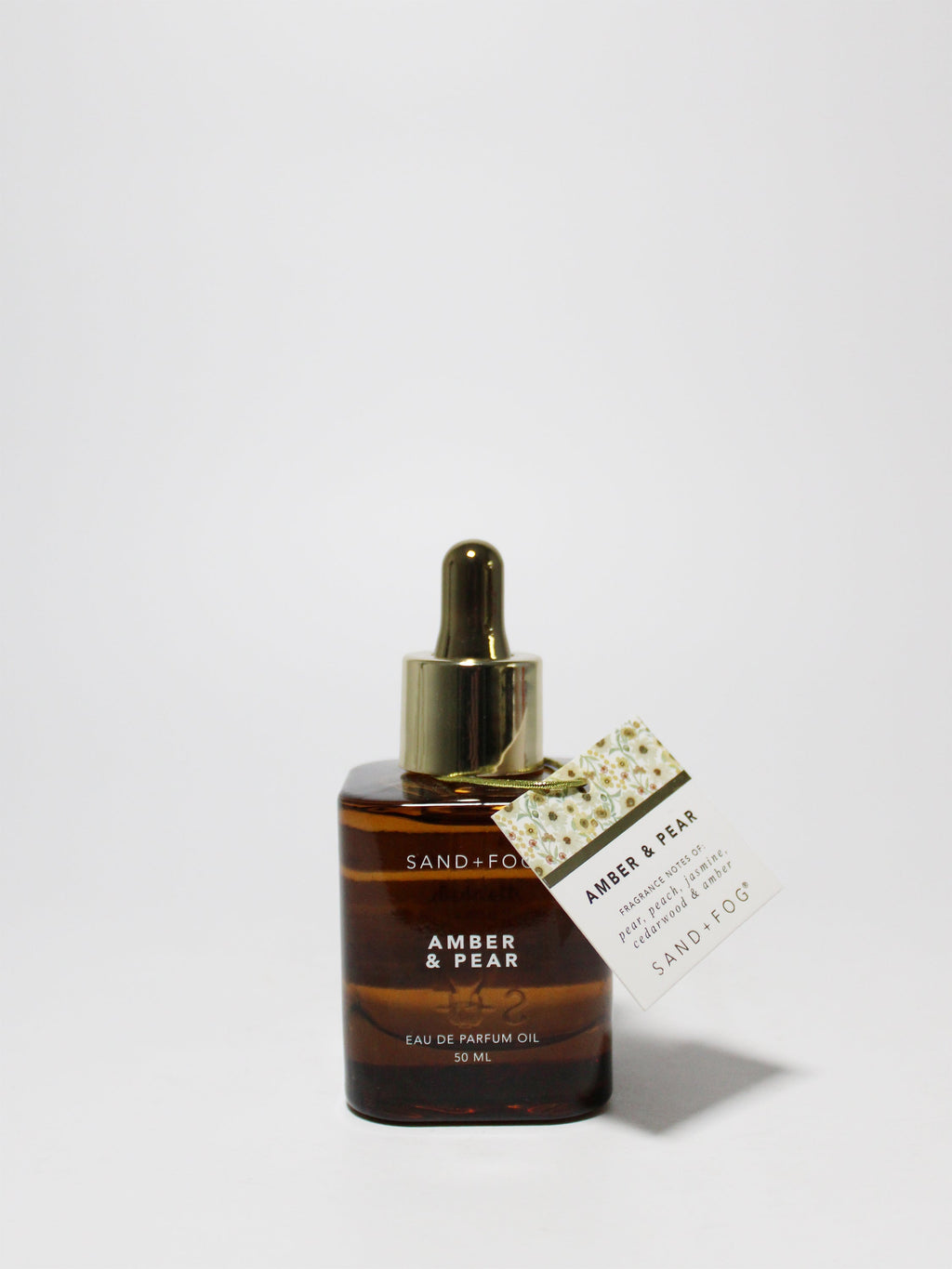 Amber & Pear 50 ml Long-lasting Perfume Oil Dropper