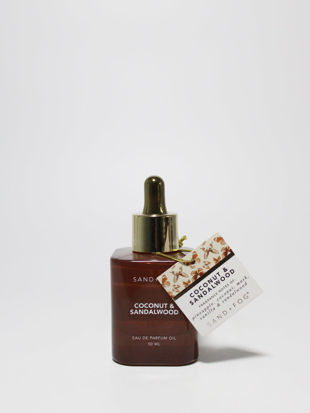 Coconut & Sandalwood 50 ml Long-lasting Perfume Oil Dropper