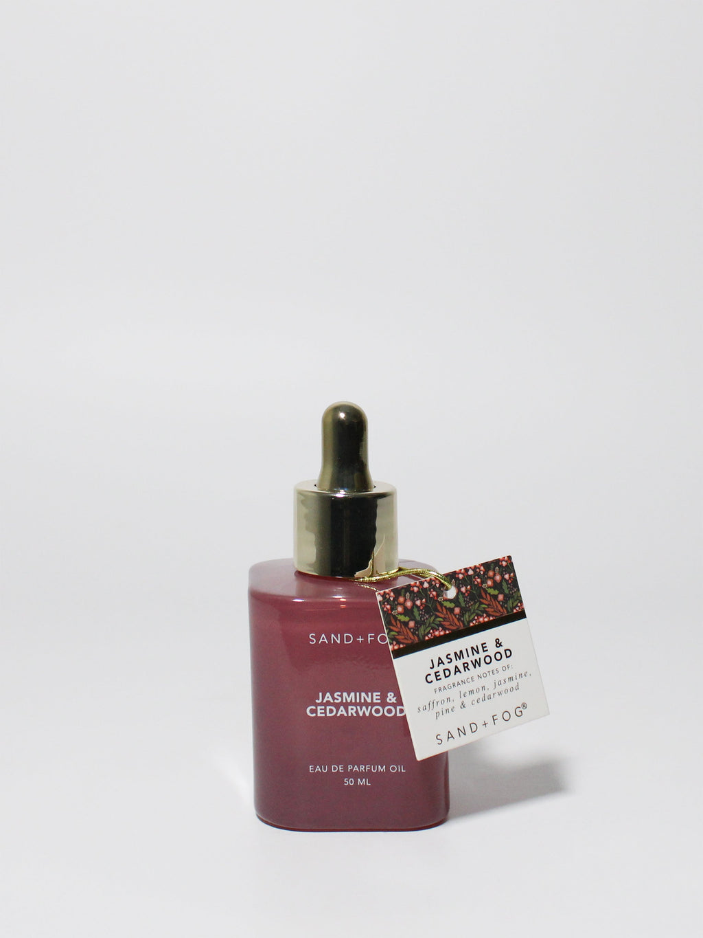 Jasmine & Cedarwood 50 ml Long-lasting Perfume Oil Dropper